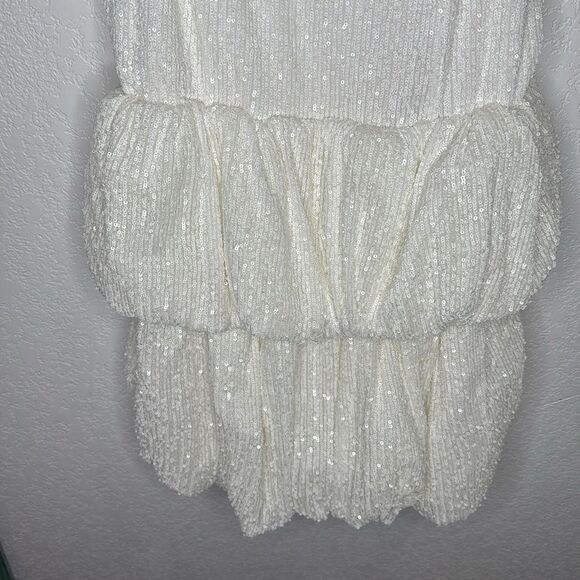 NWT NBD Revolve  Katrine Mini Dress in Optic White Large - Picture 5 of 13